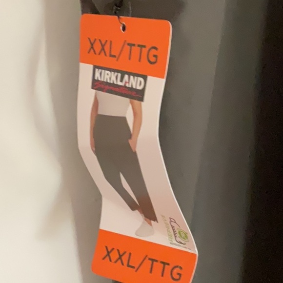 Kirkland Signature Brown Track Pants Comfortable Style - Picture 3 of 6